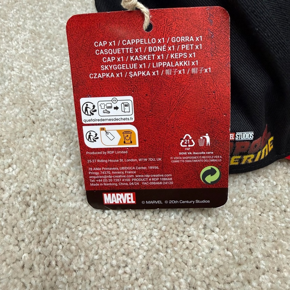 Marvel Studios Deadpool Wolverine hat cap snapbac… - image 9
